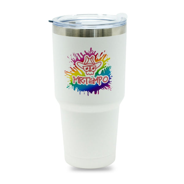 Mr.Tempo Tumbler 30oz (White) – Mr Tempo Shop