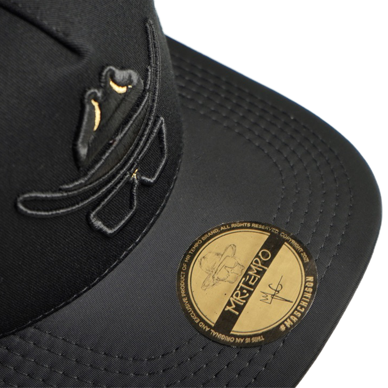 Mr. Tempo Black and Gold Hat