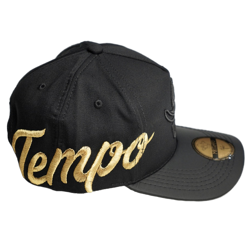 Mr. Tempo Black and Gold Hat