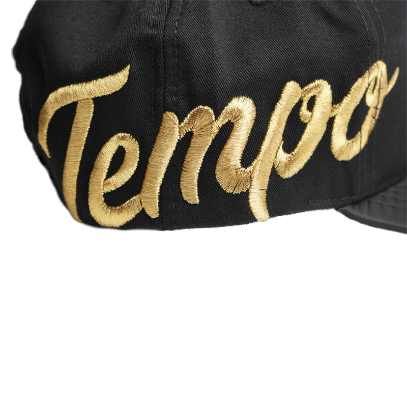 Mr. Tempo Black and Gold Hat