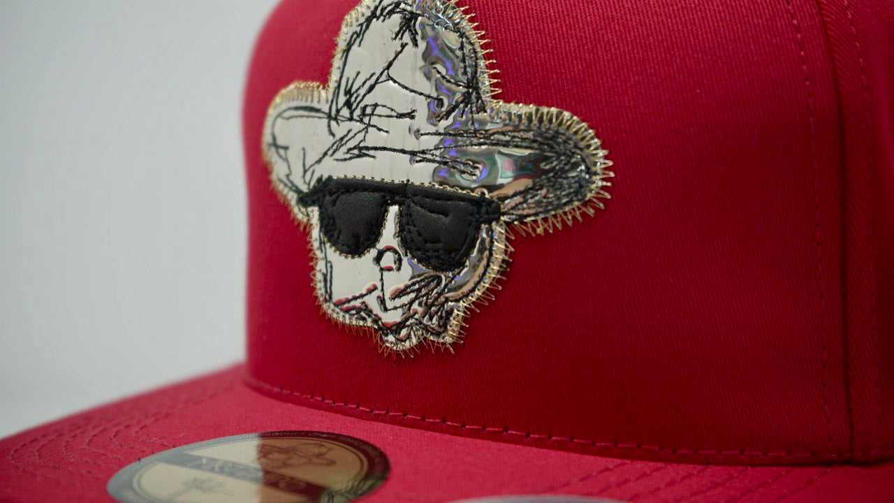 Mr. Tempo Gold/Red Hat “Mexican Flag” Visor