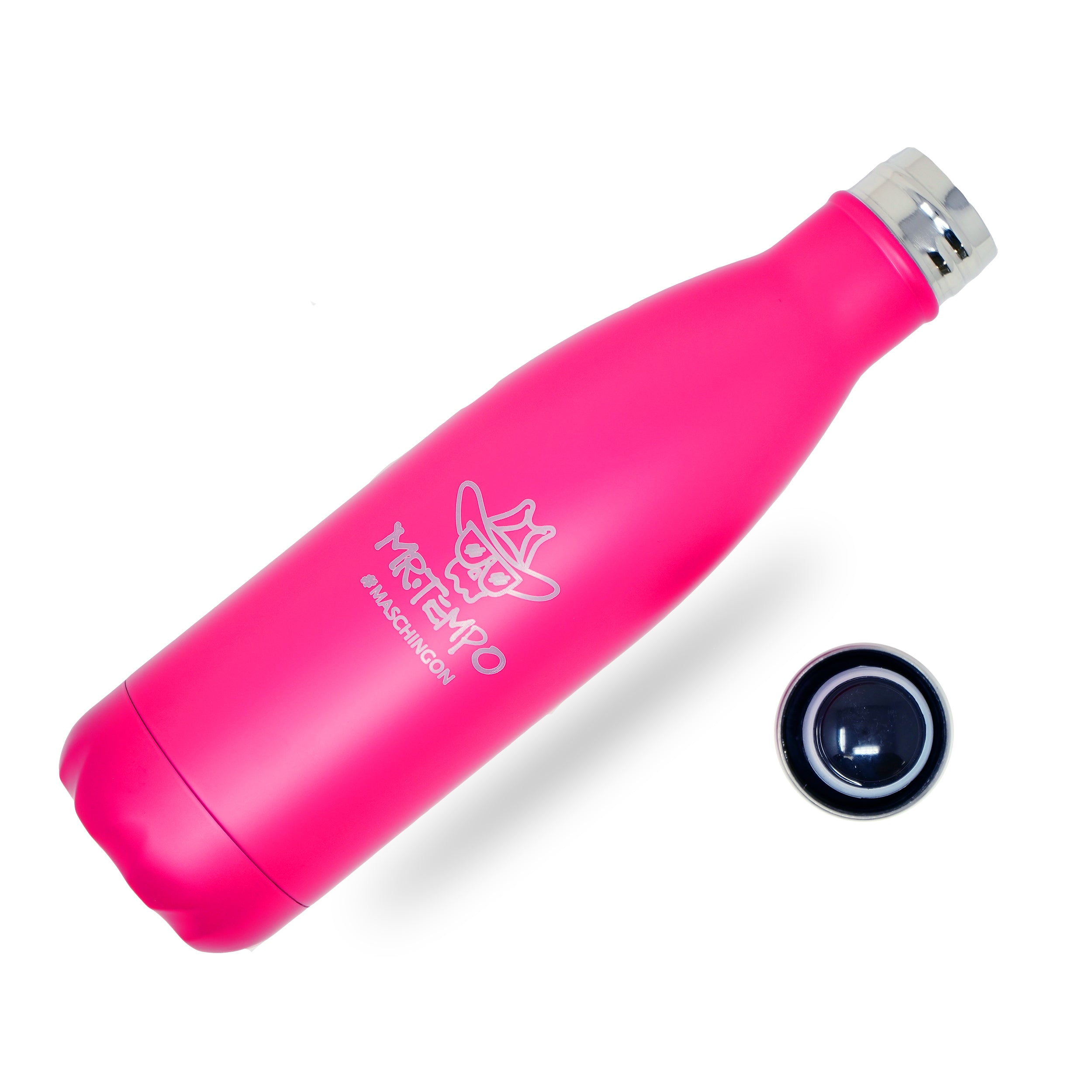Mr.Tempo Water Bottle (Hot Pink)