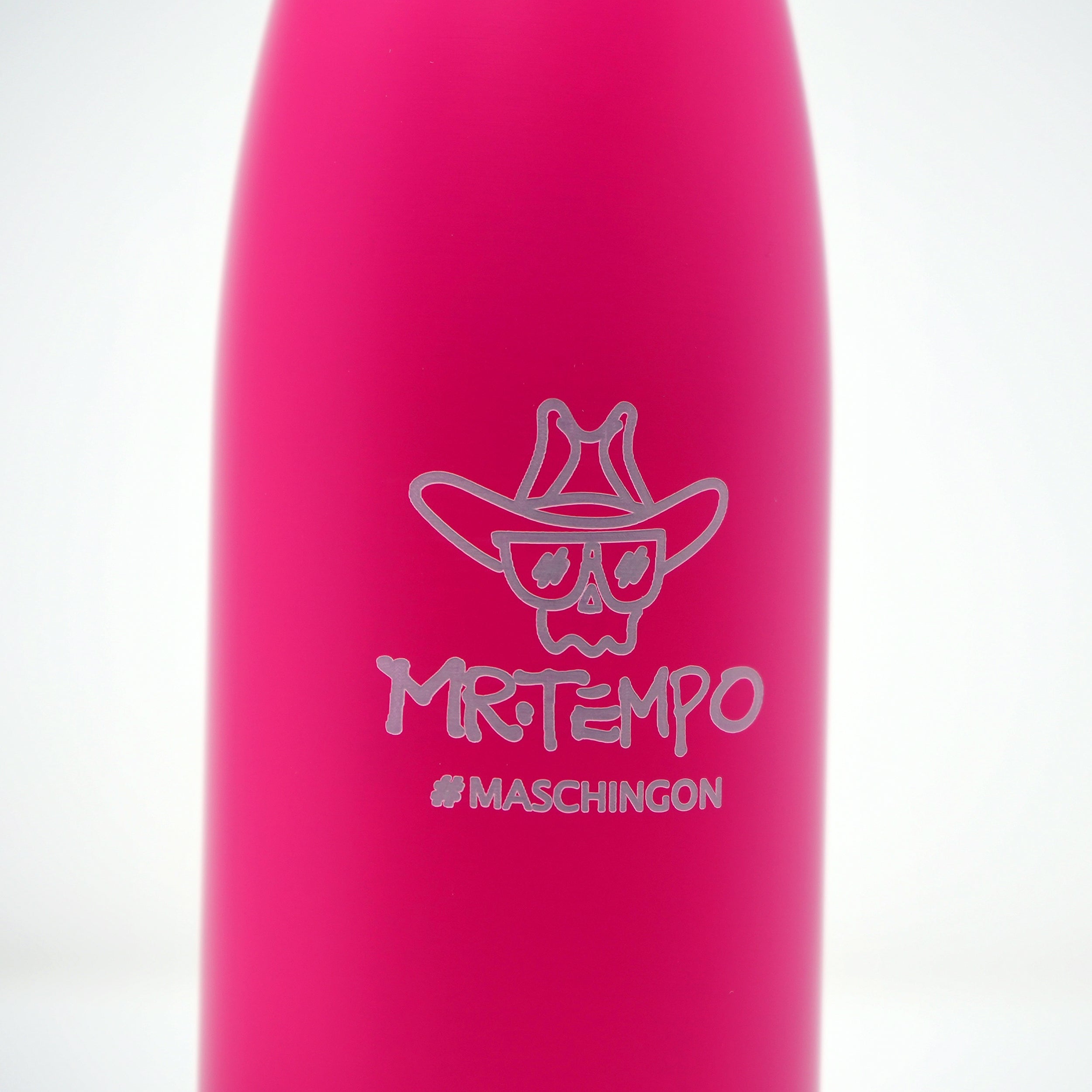 Mr.Tempo Water Bottle (Hot Pink)